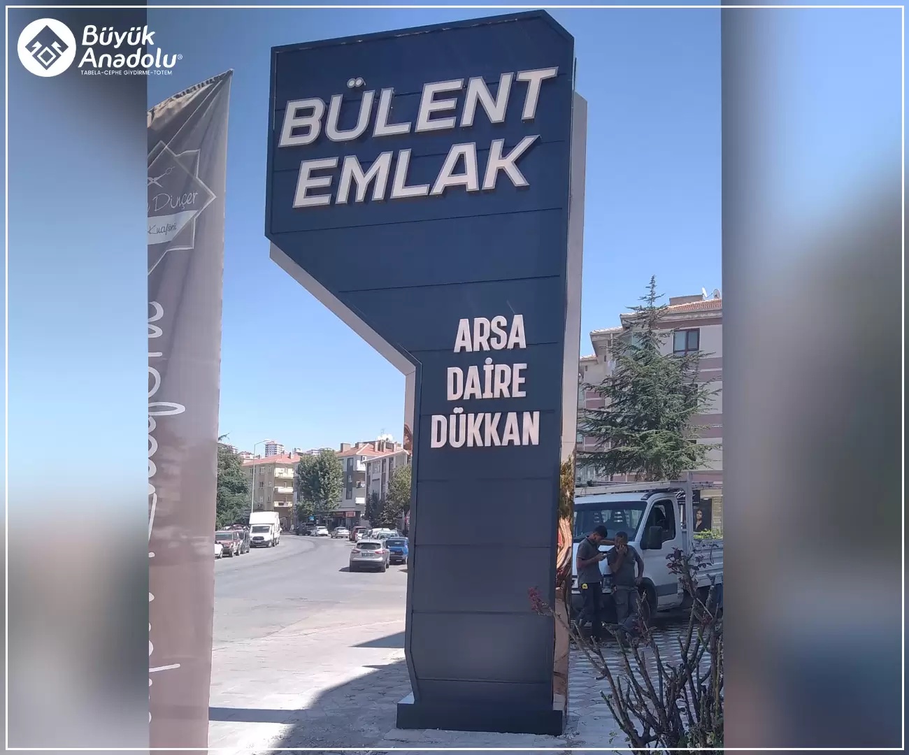 Küçük totem tabela kullanım alanları