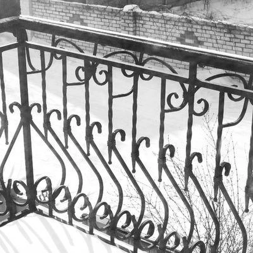 Ferforje balkon korkuluk modeli